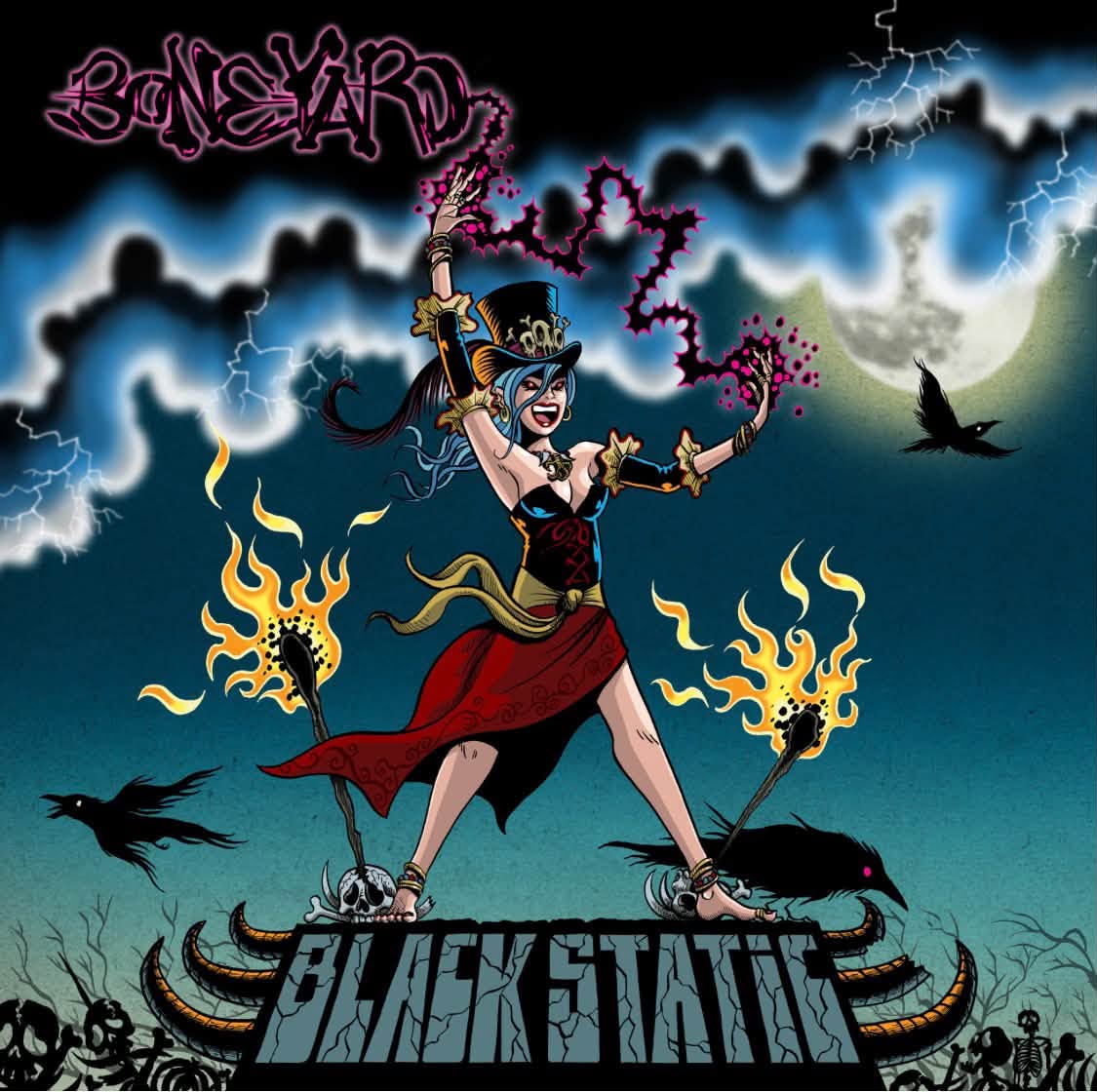 Boneyard Black Static