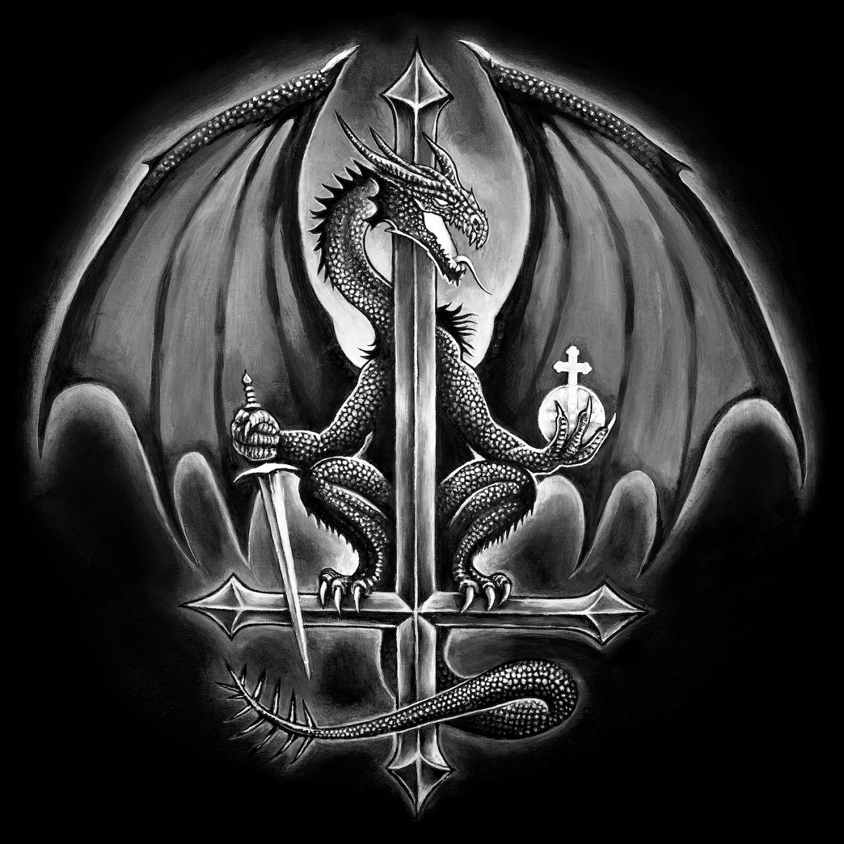 Satanic Warmaster Drachenkreuz